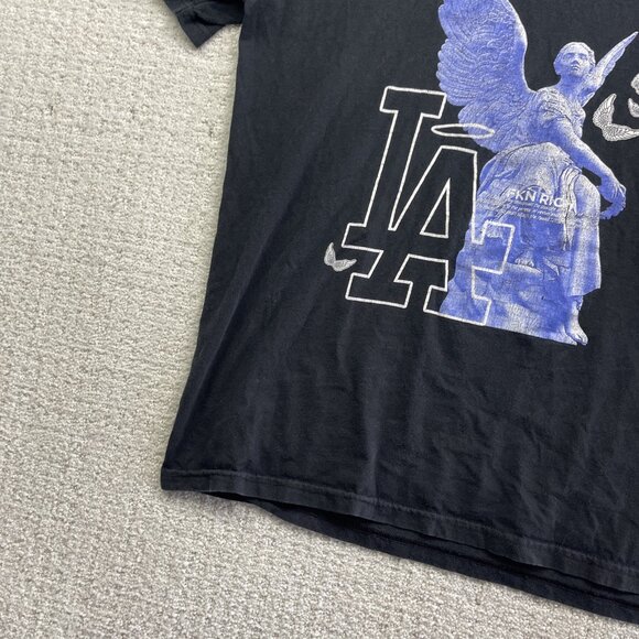 FKN RICH Mens Graphic T Shirt Black Streetwear Greco Roman Neo-Classic Read - Picture 5 of 11